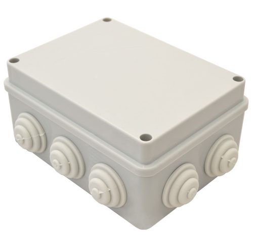 KÖTŐDOBOZ 150X110X70MM SZÜRKE
