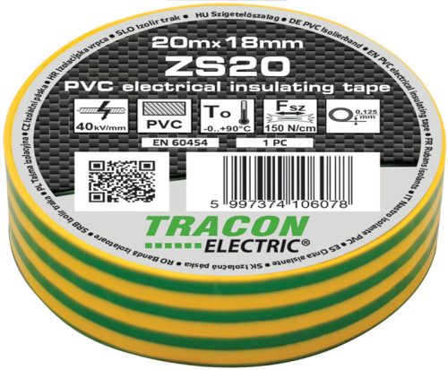 SZIG.SZALAG    20x18 Z/S   PVC