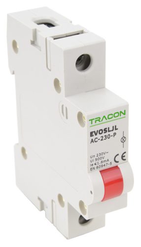 JELZŐLÁMPA LED-es VÖRÖS 230V AC