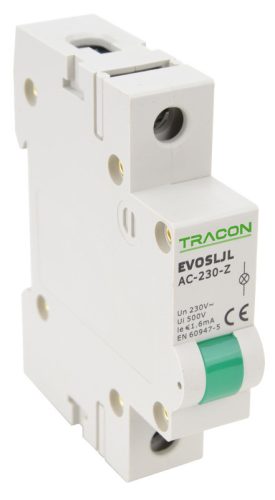 JELZŐLÁMPA LED-es ZÖLD 230V AC