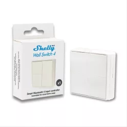   Shelly BLU Wall Switch 4 - fali nyomógomb, keret nélküli verzió