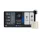 Shelly Wall Display X2 Wi-Fi+Bluetooth villanykapcsoló + érintőképernyős vezérlőpanel (ezüst / króm kerettel) + BLU H&T szenzor