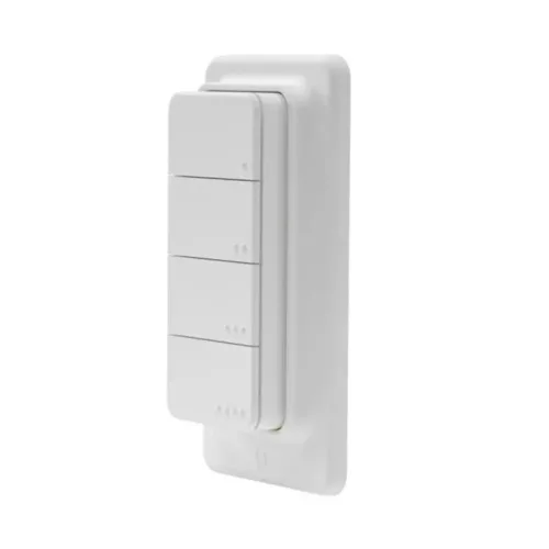 Shelly BLU RC Button 4 négy gombos Bluetooth távirányító, mágneses fali tartóval