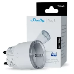 Shelly Wave Plug S, fogyasztásmérős okoskonnektor, Z-Wave
