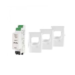   Shelly PRO 3EM-400A három fázisú, nagy teljesítményű professzionális Wi-Fi + Ethernet fogyasztásmérő, 3x400A áramváltós