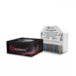   Gledopto GL-C-310P Zigbee 3.0 Pro + RF relémodul (AC / DC / feszültségmentes kapcsolás)