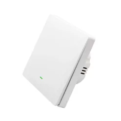   SmartWise B61 UNI Zigbee 3.0 + RF, univerzális bekötésű, 1 áramkörös, fizikai nyomógombos okos villanykapcsoló, fehér