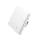 SmartWise B62 UNI Wi-Fi + eWeLink-Remote, univerzális bekötésű, 2 áramkörös, fizikai nyomógombos okos villanykapcsoló, fehér