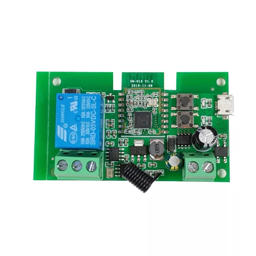 SmartWise 5V-32V egy áramkörös, Zigbee + RF NO/NC okosrelé