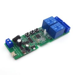   SmartWise 5V-32V két áramkörös, Zigbee + RF NO/NC okosrelé