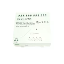   SmartWise 5V-32V négy áramkörös, Wi-Fi+Bluetooth NO/NC okosrelé
