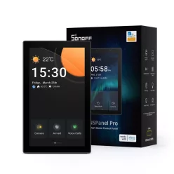   Sonoff NSPanel Pro 120, érintőképernyős vezérlőpanel, Zigbee és eWeLink-Remote hub, antracit szürke
