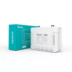   Sonoff 4CH PRO (R3) WiFi+RF (NO/NC) okosrelé, négy áramkörös, impulzuskapcsolással