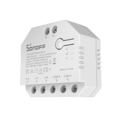   Sonoff Dual (R3) WiFi-s okosrelé, két áramkörös, fogyasztásméréssel, redőnyvezérléssel (15A)