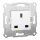 MERTEN Brit 2P+F csatlakozóaljzat, 13A, 250 V