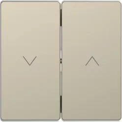   MERTEN Dupla billentyű, redőnyvezérléshez, System-D, szahara