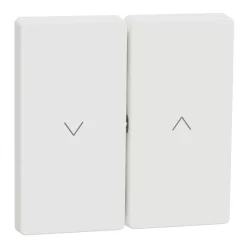  MERTEN Dupla billentyű, redőnyvezérléshez, System-D, mattfehér