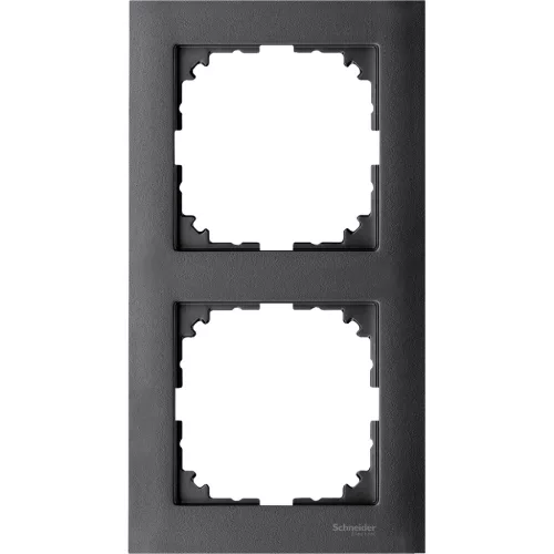 MERTEN M-Pure kettes keret, antracit