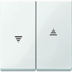   MERTEN Dupla billentyű, redőnyvezérléshez, System-M, polárfehér