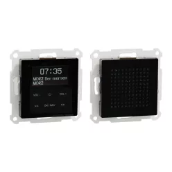   MERTEN Bluetooth kihangosító, FM és DAB+ rádióval, System-M, fekete