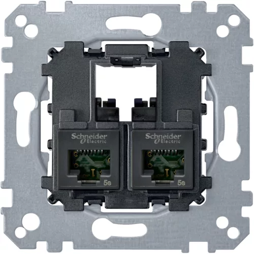 MERTEN 2xRJ45 Cat6 UTP aljzat
