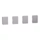 KNX PB Flex 4g - stainl. gomblap - 4db