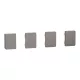 KNX PB Flex 4g - nikkel gomblap - 4db