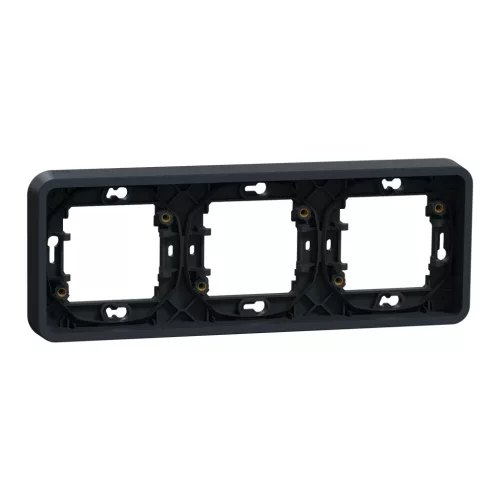MUREVA Falon kívüli kötődoboz, 65x65x45 mm, 4 db kikönnyítéssel, IP55, szürke