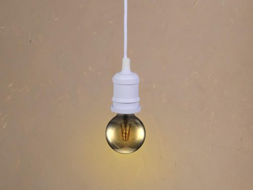 Foglalat E27 / 1m / fehér- BH612W