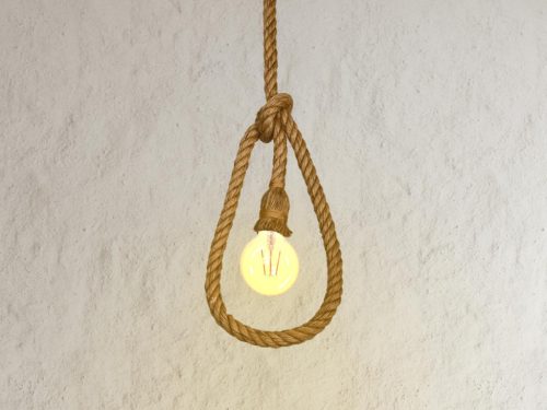 Foglalat E27 / 1,5m / kötél - természetes - BH671-2