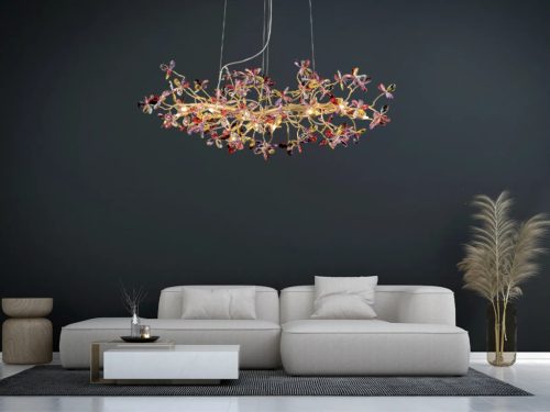 Luxus függő kristálycsillár 13 x G9 - CA032/1200L