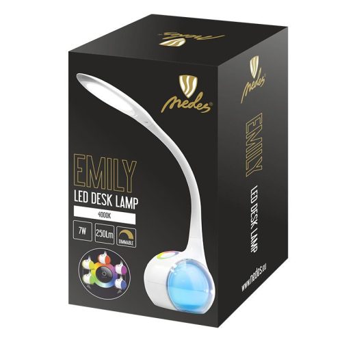 LED lámpa EMILY 7W dimmelhető + RBG - DL3401/W