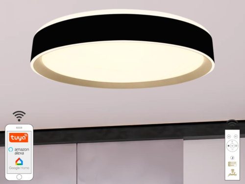LED mennyezeti lámpa OPÁL + távvezérlő + Wifi 48W - LC902MB