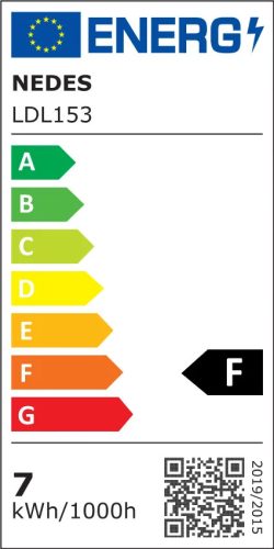 LED fény 7W / IP44 / DR01 / SMD / 4000K / WH - LDL153