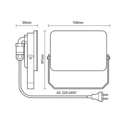LED reflektor 10W / 4000K - LF7121