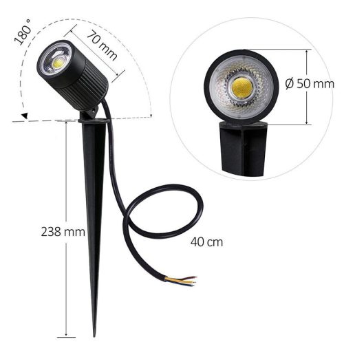 LED kerti világítás 7W / IP67 / 4000K - LGL423
