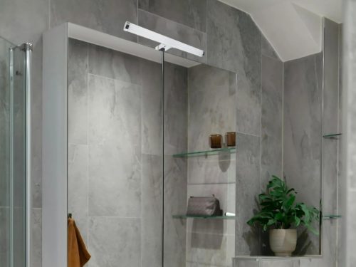 LED fürdőszobai lámpa 8W / IP44 / 300 / 4000K - LNL7720/CH