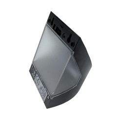 LED fekete fali napelemes lámpa 3W / 3000K / 4000K - LS025