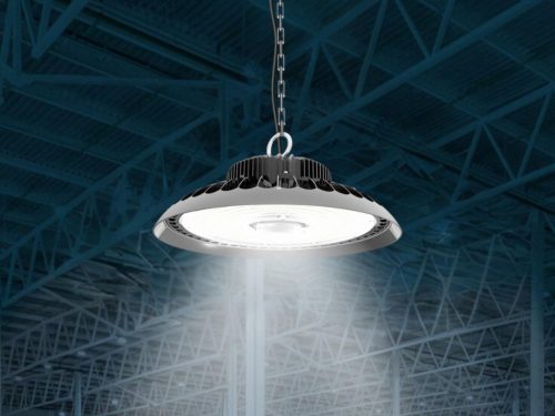 LED csarnokvilágítás UFO 150W / IP65 / 5000K + szenzor + standby mode - LU112/SR