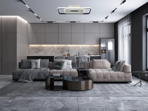 LED mennyezeti lámpa + távvezérlő 75W - TA1331/WB