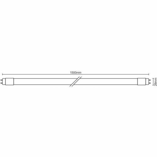 LED fénycső 22W - T8 / 1500mm / 6500K, 25db - TLS203