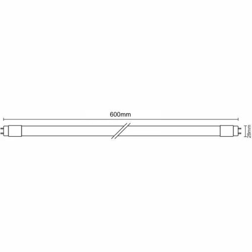 LED fénycső 9W - T8 / 600mm / 6500K / 1350Lm, 25db - TLS301