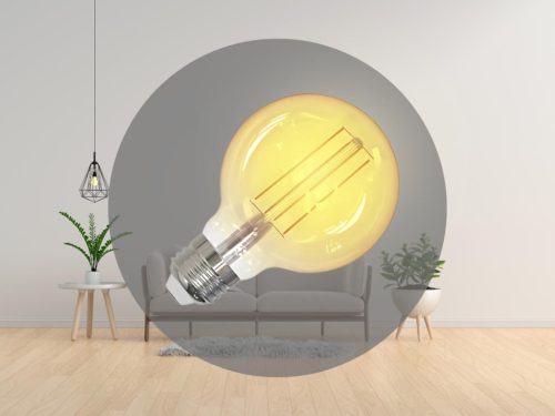 LED Filament SLIM 4,5W VINTAGE - G80 / E27 / 1800K - ZFS102