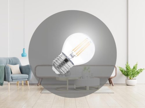LED Filament 4W - G45 / E27 / 4000K - ZLF827