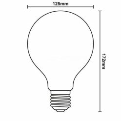 LED Filament 11W - G125 / E27 / 3000K - ZLF913D