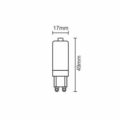 LED izzó 4W - G9 / SMD / 6000K - ZLS604CD