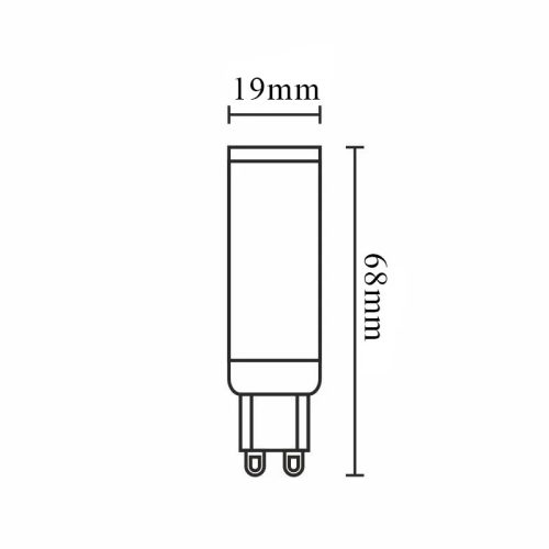 LED izzó 6W - G9 / SMD / 6000K - ZLS606CD