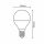 LED izzó 8W - G45 / E14 / SMD / 4000K - ZLS824