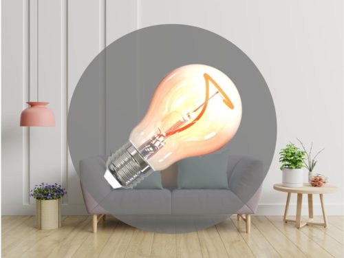 LED Filament SHAPE 4W BRAUN - A60 / E27 / 1800K - ZSF107