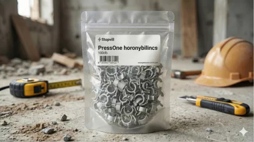 PressOne csőbilincs, horonybilincs 